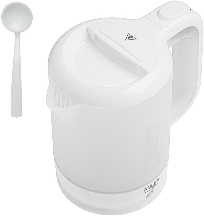 ADLER AD 1381 Wasserkocher aus Kunststoff – Reisegrösse 0,5 l