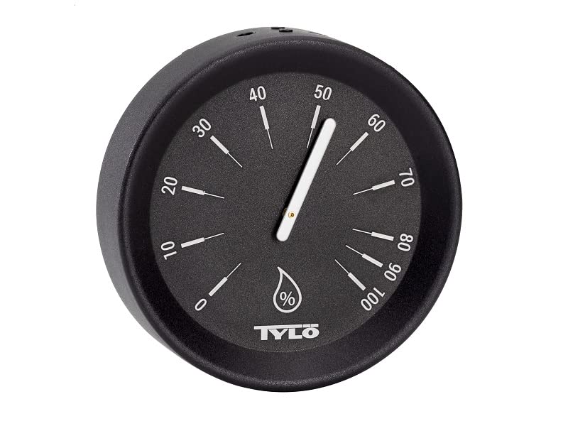 Tylö Hygrometer Brilliant Black