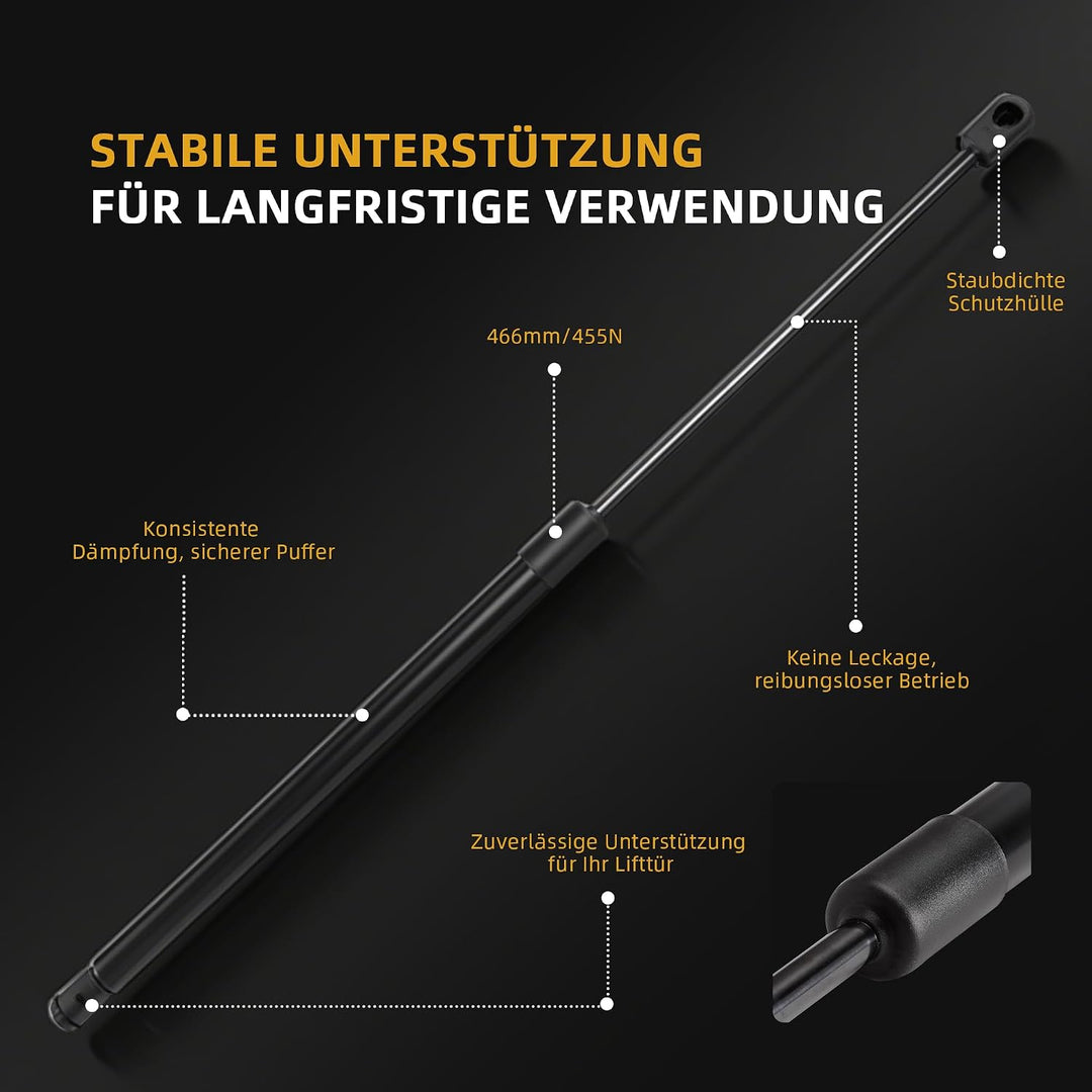 2 Stk Gasfeder Dämpfer Passend für BMW 1 Series F20 2011-2019, Passend für BMW 1 Series F21 2011-201