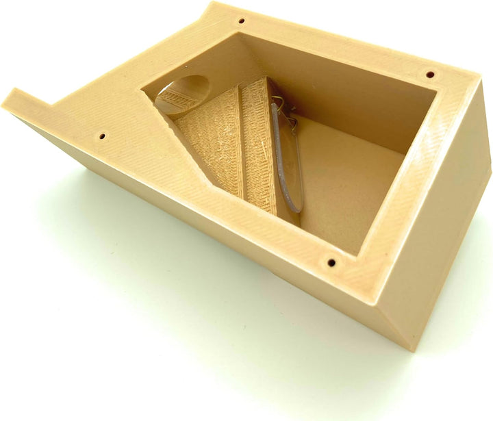 Doppelklappenvorbau, Hummelklappe/Wachsmottensperre, 2-Wege-System - Eingang rechts, für Ihren Humme