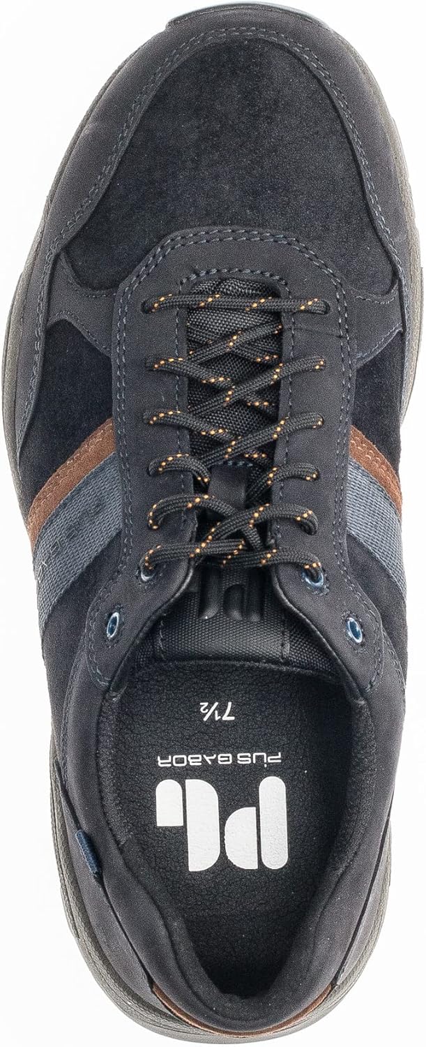 Pius Gabor Herren Sneaker Low,Halbschuhe,Wechselfussbett,zertifiziertes Leder,Freizeitschuhe,Turnsch