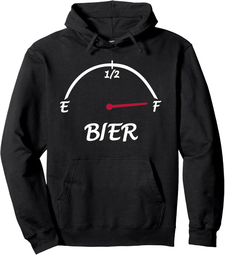 Bier Tachometer Pullover Hoodie
