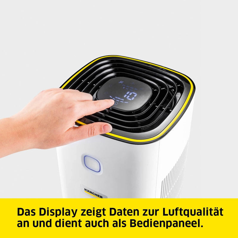 Kärcher Luftreiniger AF 20, Luftdurchsatz: 220 m³/h, bis zu 40 m² Räume, beseitigt 99,95% der Partik