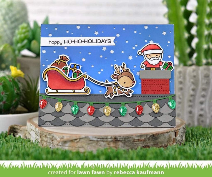 Lawn Fawn, Clear Stamp, ho-ho-Holidays Stamps only, Stamps only