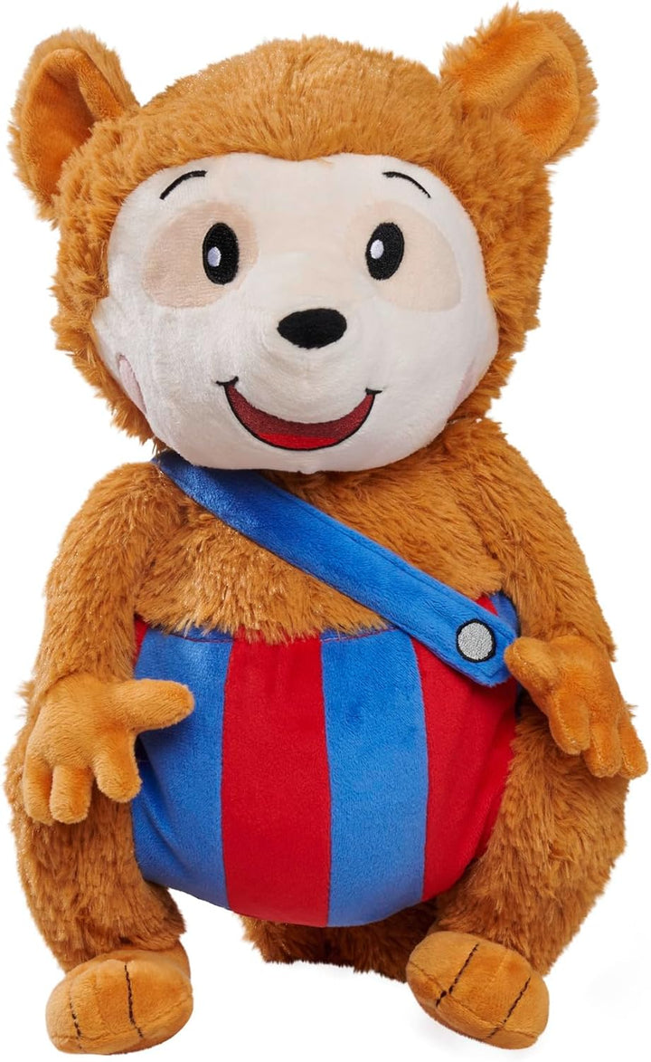 Simba 109241017 - Bobo Siebenschläfer Kuscheltier, Sing mit mir Plüschtier, spielt Musik, 35 cm gros