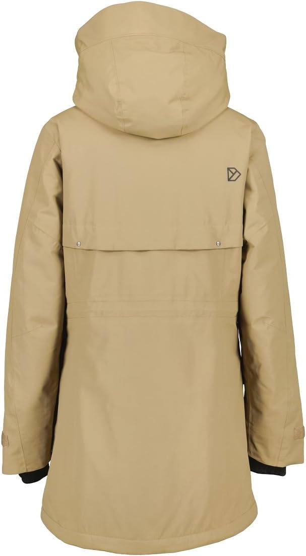 Didriksons Damen Frida 7 Parka Winterjacke 34 Braun, 34 Braun