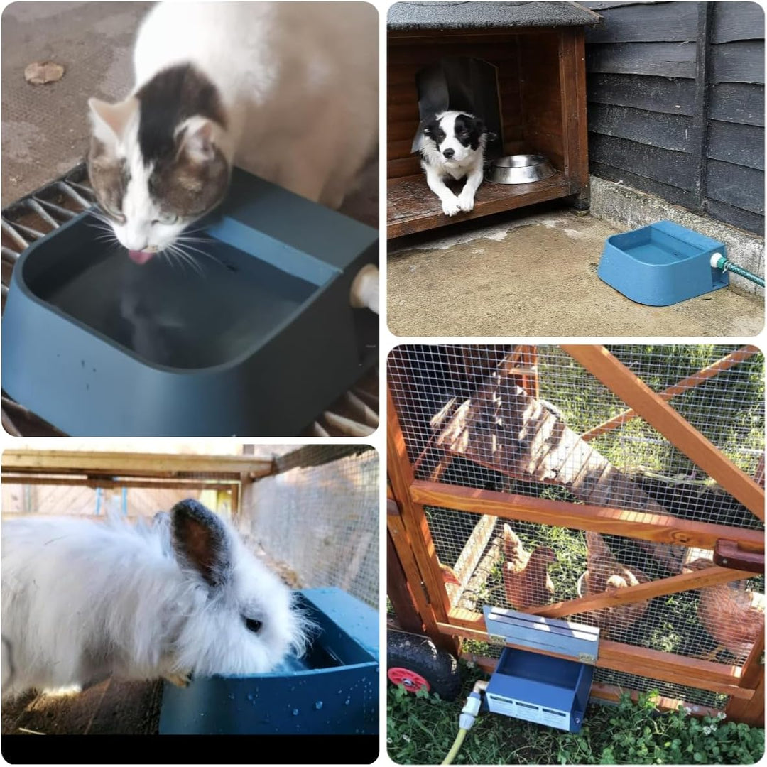 Namsan Schwimmer Tränkebecken für Haustiere Automatisch Hundetränke Schwimmertränke mit Schwimmerven