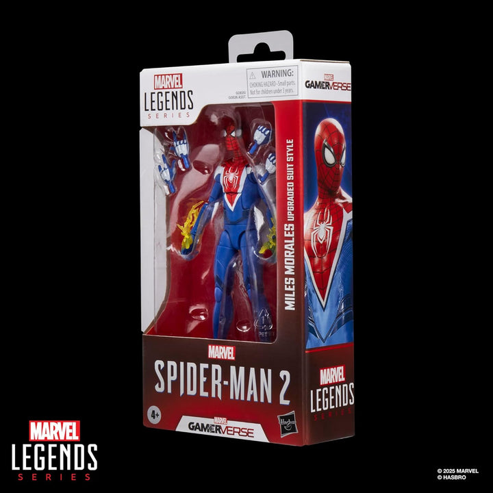 Marvel Legends Series Gamerverse Miles Morales Verbesserter-Anzug-Stil, Spider-Man Action-Figur mit