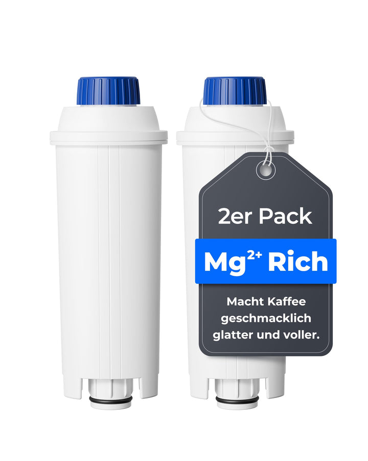 Waterdrop Mg²⁺ Kaffeefilter, Ersatz für De'Longhi® Wasserfilter DLSC002, Kompatibel mit De'Longhi® M