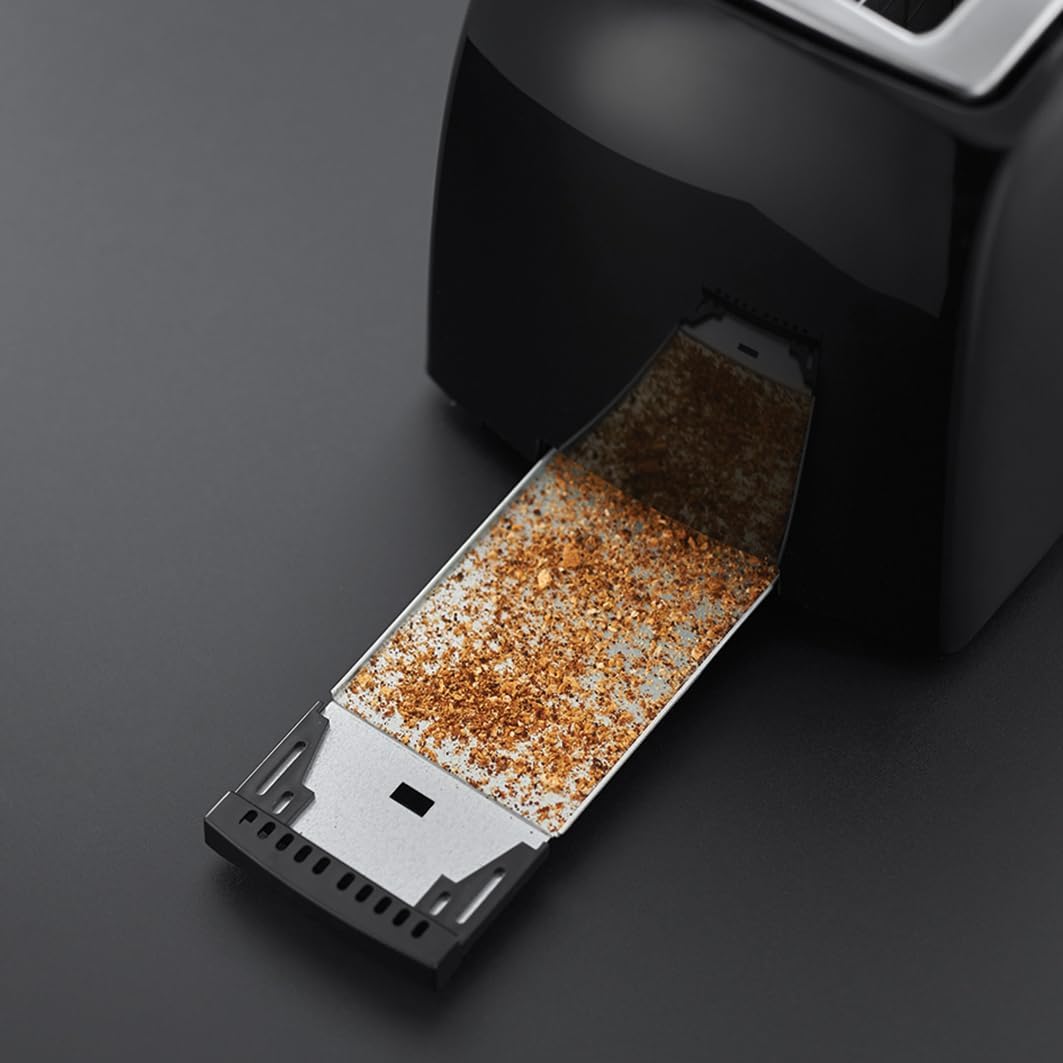 Russell Hobbs Toaster Textures+, 2 extra breite Toastschlitze, Brötchenaufsatz & integrierte Toast-Z