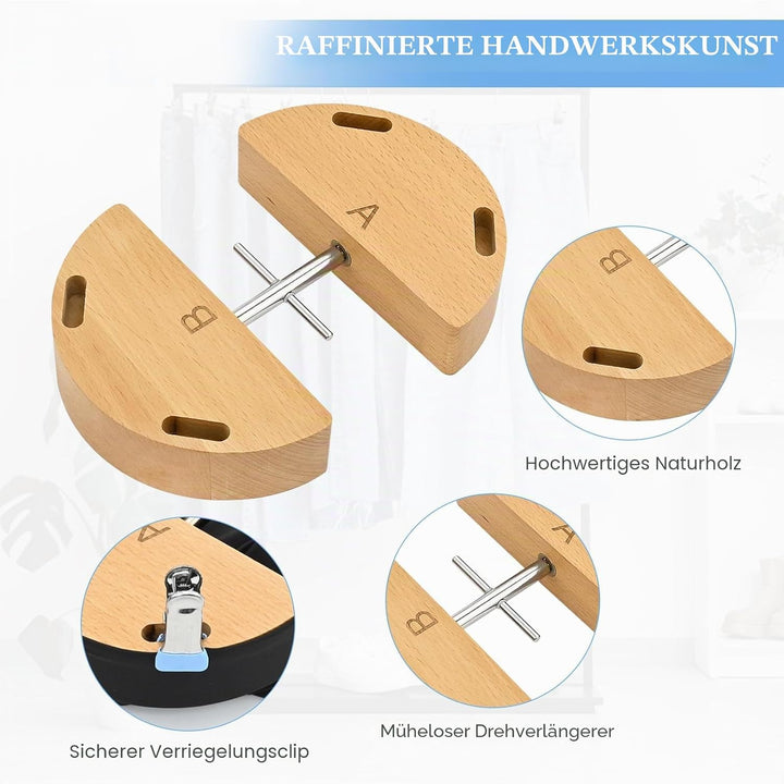Hosenbund-Dehner für Jeans & Röcke, Stabiler Hosentaille-Erweiterer (65-151 cm), Manuell einstellbar