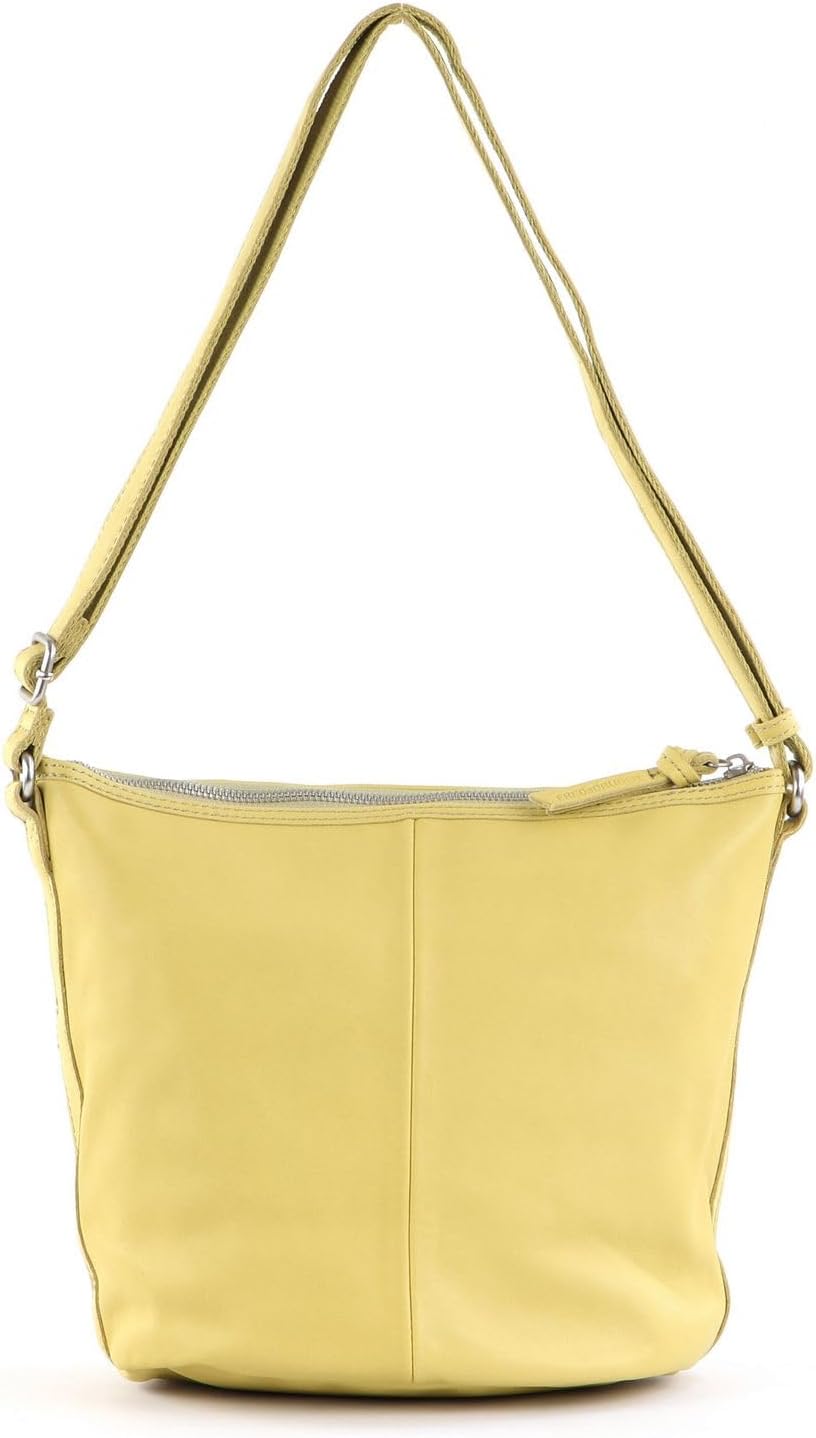 FREDsBRUDER Umhängetasche Ravi Bucket mit Label-Applikationen Einheitsgrösse Zitrone, Einheitsgrösse