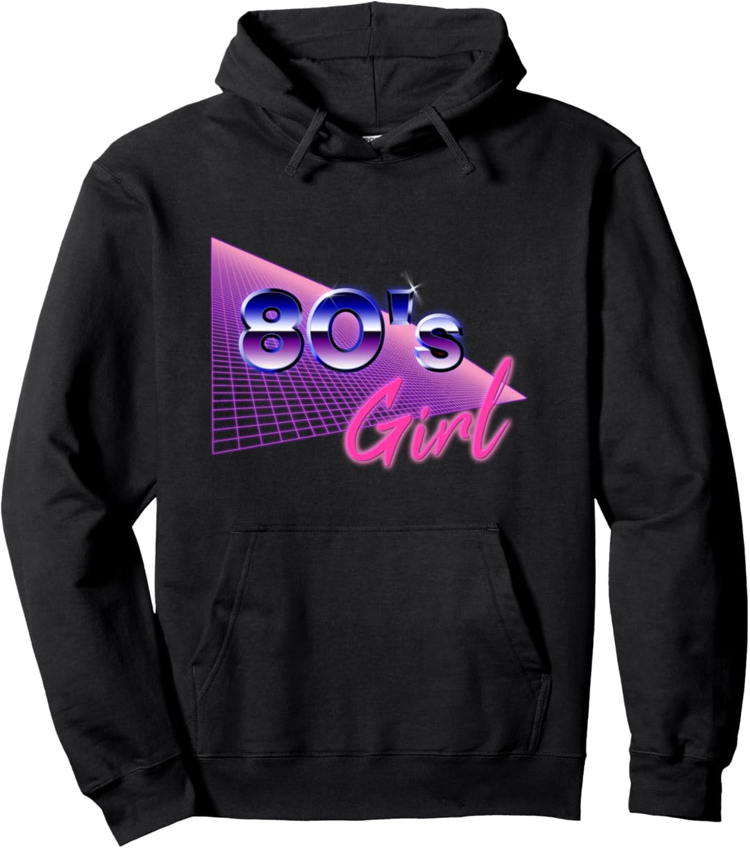 80's Girl 80er Jahre Mädchen Party Pullover Hoodie