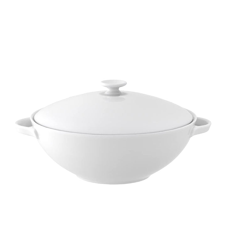 Villeroy &amp; Boch 10-4545-3070 Anmut Terrine 2.20 L, Porzellan, Weiss, 44.5 x 33.2 x 4 cm, 1 Einheiten