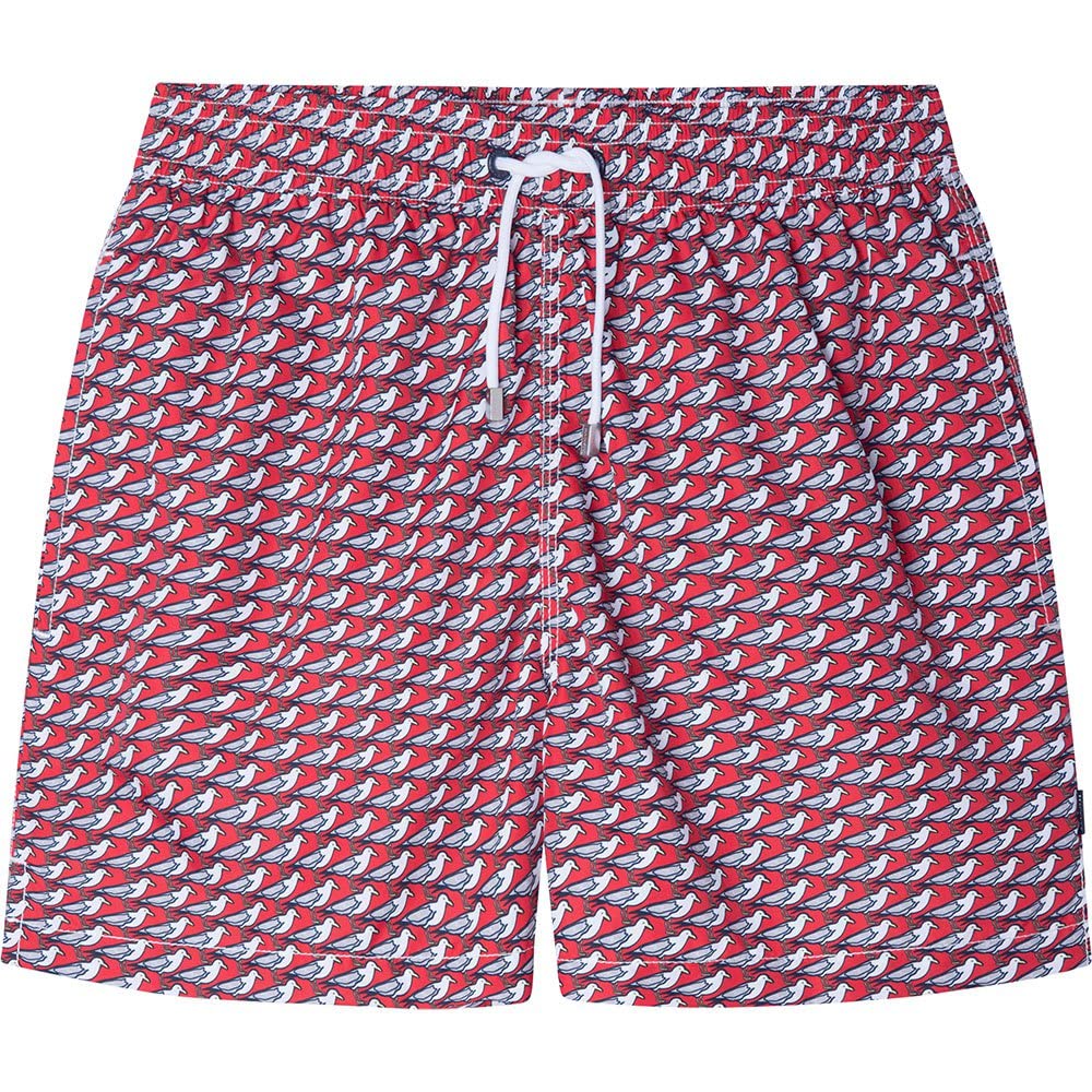 Hackett London Herren Shorts Seagulls L 2fnracing Red, L 2fnracing Red