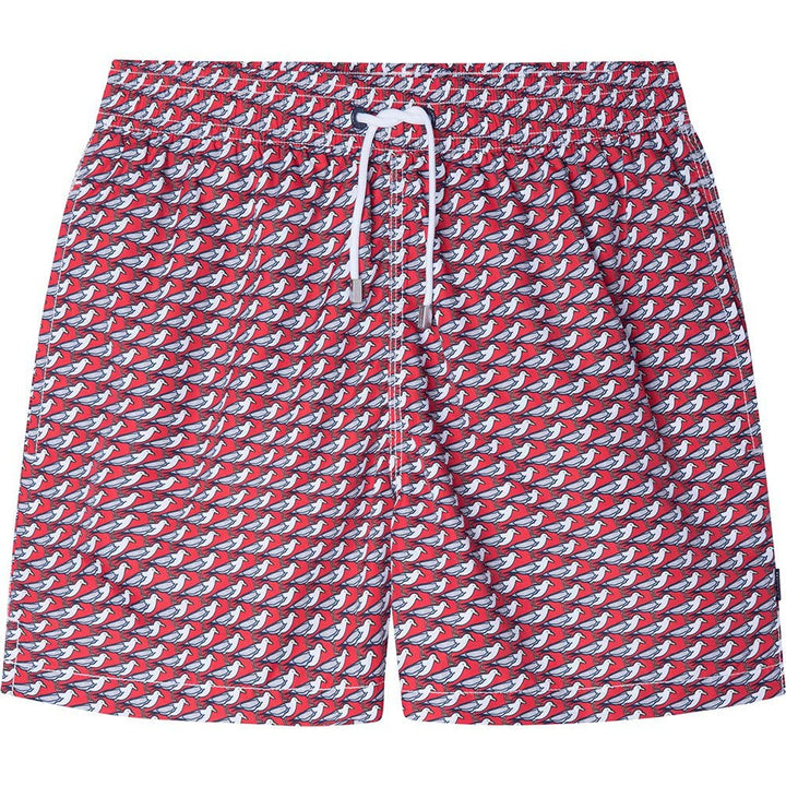 Hackett London Herren Shorts Seagulls L 2fnracing Red, L 2fnracing Red