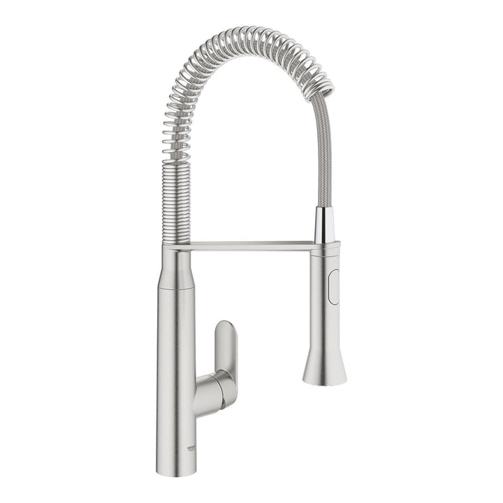 GROHE K7 | Küchenarmatur - Einhand-Spültischbatterie, DN 15 | mittelhoher Auslauf, Profibrause | Sup