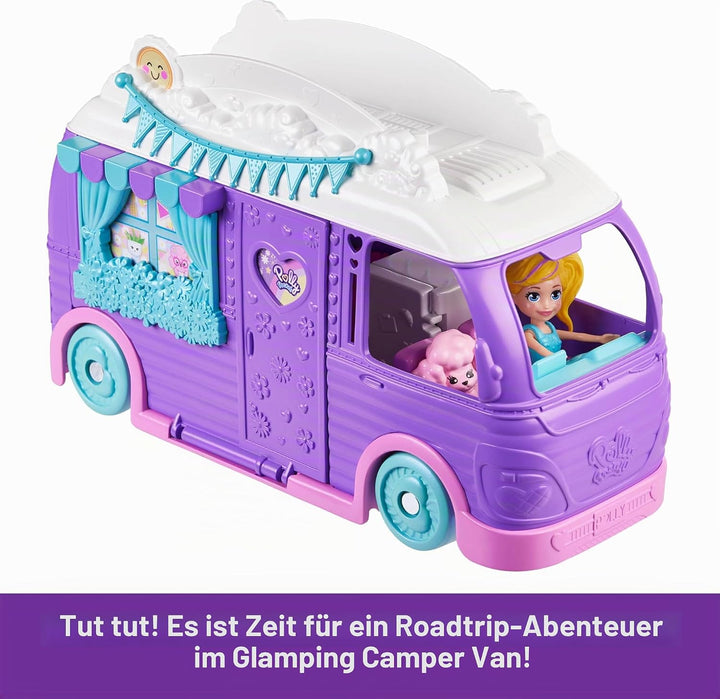 Polly Pocket Caravan Fun Spielset, 4Y+, JCC32