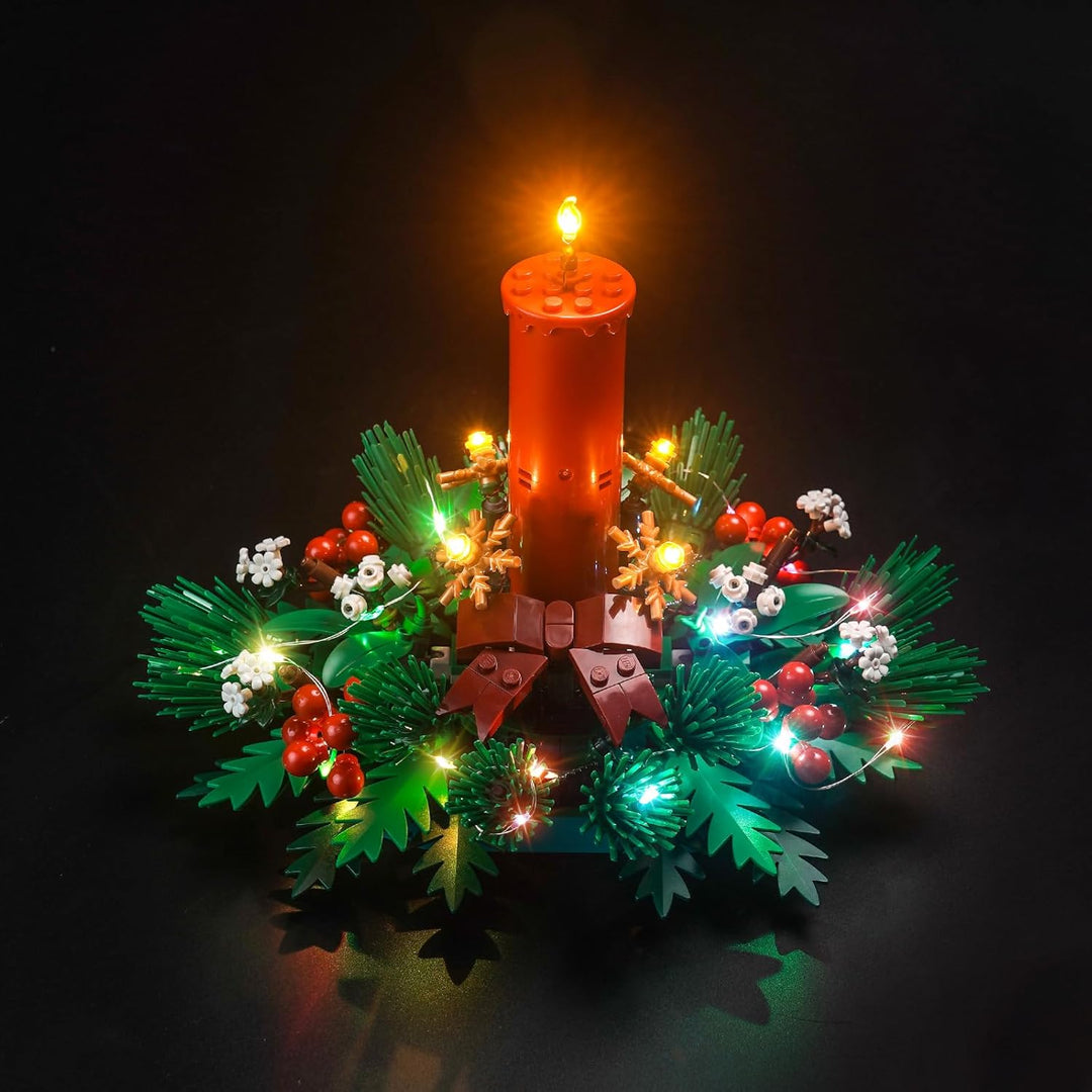 Led Licht Set Kompatibel mit Lego Christmas Table Decoration (Kein Modell), Dekorationsbeleuchtungss