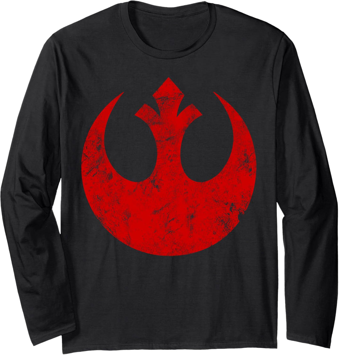 Star Wars Rebel Faded Logo Langarmshirt