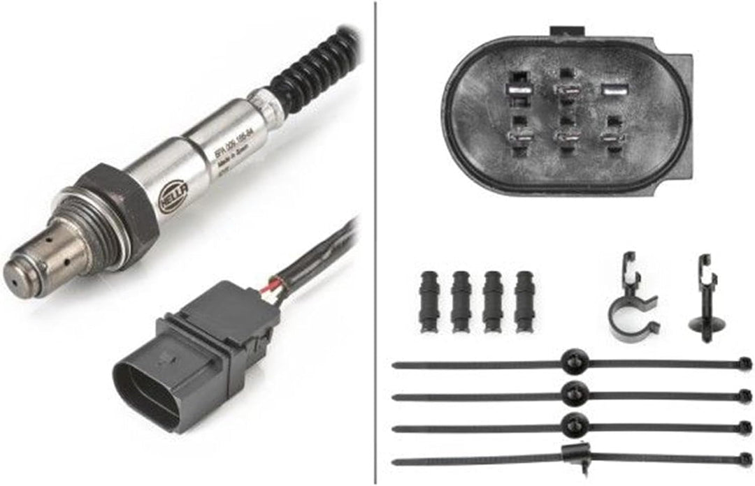 HELLA 6PA 009 166-841 Lambdasonde - 6-polig - vor Katalysator - Kabel: 800mm