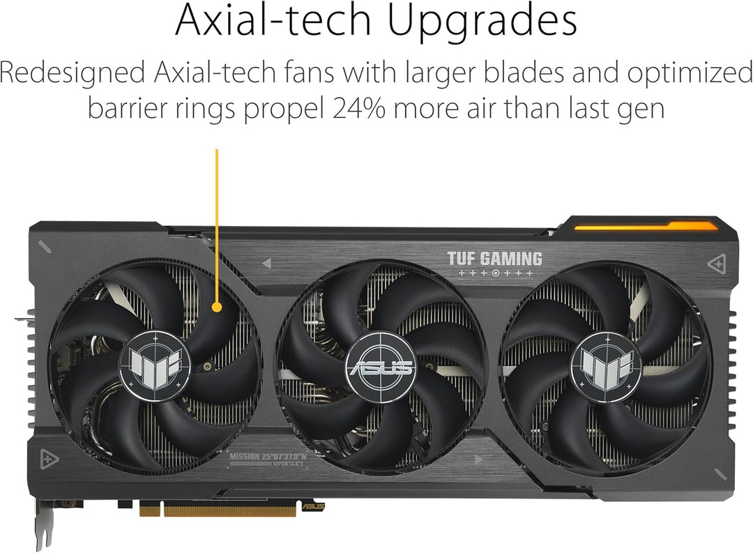 ASUS TUF Gaming Radeon RX 7800 XT OC Edition 16GB GDDR6 Gaming Grafikkarte schwarz (AMD Radeon RX780