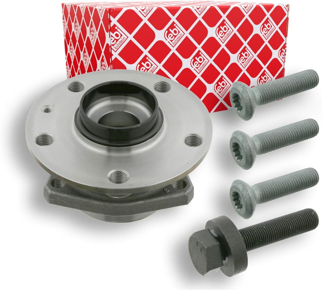 febi bilstein 27342 Radlagersatz mit Radnabe, Antriebswellenschraube und Befestigungsschrauben , 1 S