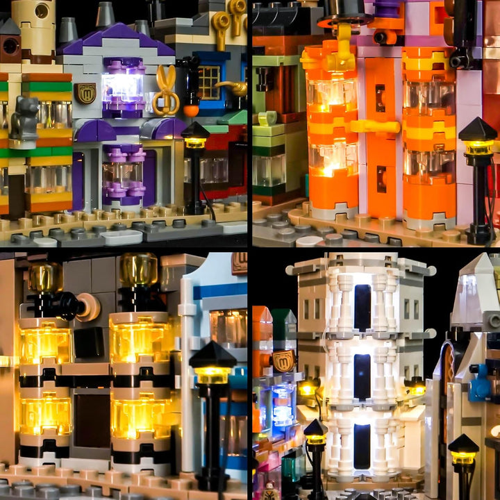 Led Licht Set Kompatibel mit Lego Diagon Alley Wizarding Shops (Kein Modell), Dekorationsbeleuchtung