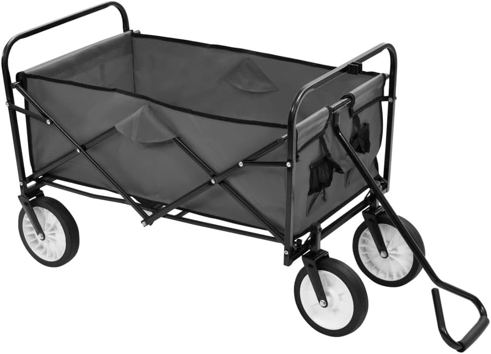 vidaXL Handwagen Klappbar Faltbar Transportwagen Bollerwagen Gartenwagen Gerätewagen Transportkarre