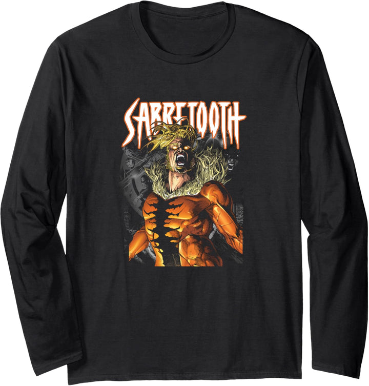 Marvel X-Men Sabretooth Release Inner Beast Langarmshirt
