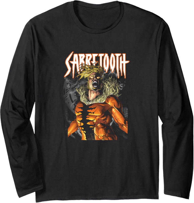 Marvel X-Men Sabretooth Release Inner Beast Langarmshirt