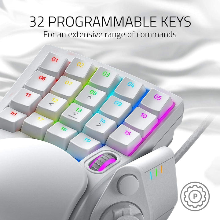 Razer Tartarus Pro Gaming Keypad: Analog-optische Tastenschalter Anpassbare Chroma-RGB-Beleuchtung M