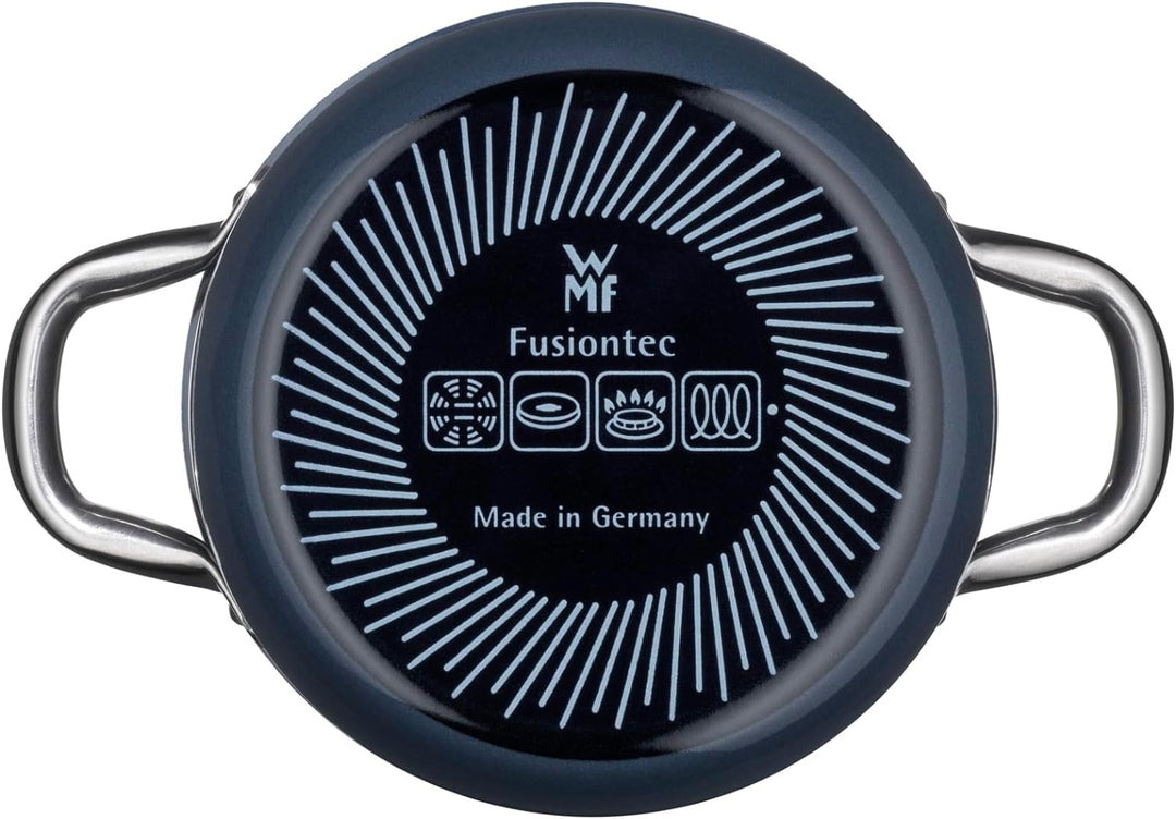 WMF Fusiontec Inspire Kochtopf klein 16 cm Glasdeckel, Fleischtopf Induktion, 1,3l, kleiner Topf Koc