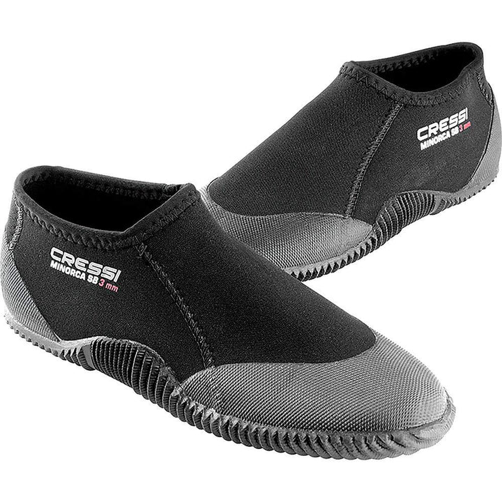 Cressi Minorca Shorty Boots 3mm - Kurzstiefel Doppelt Gefüttertes Neopren 3mm für Tauch und Wassersp