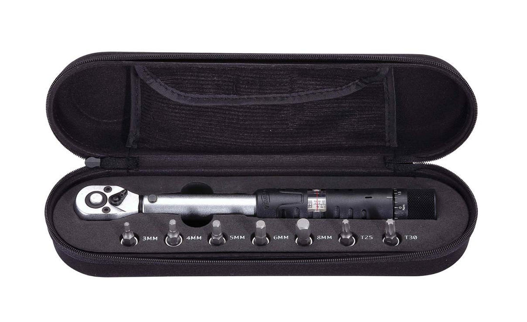 BBB Unisex Drehmomentschlüssel Torqueset Btl-73 Werkzeug, Mehrfarbig (Schwarz-Silber), 2-14 Nm EU Si