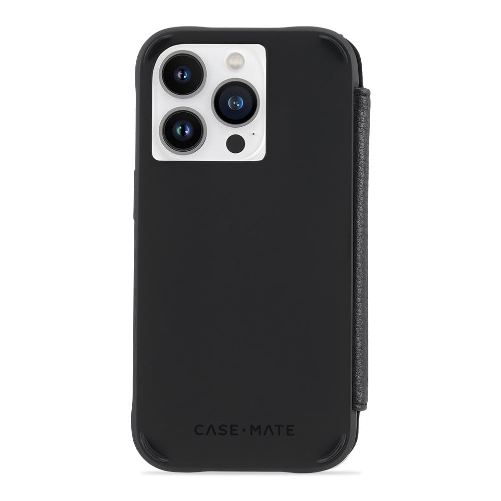 case-mate Wallet Echtleder Bookcase kompatibel mit Apple iPhone 14 Pro Hülle Leder [3 m Fallschutz |