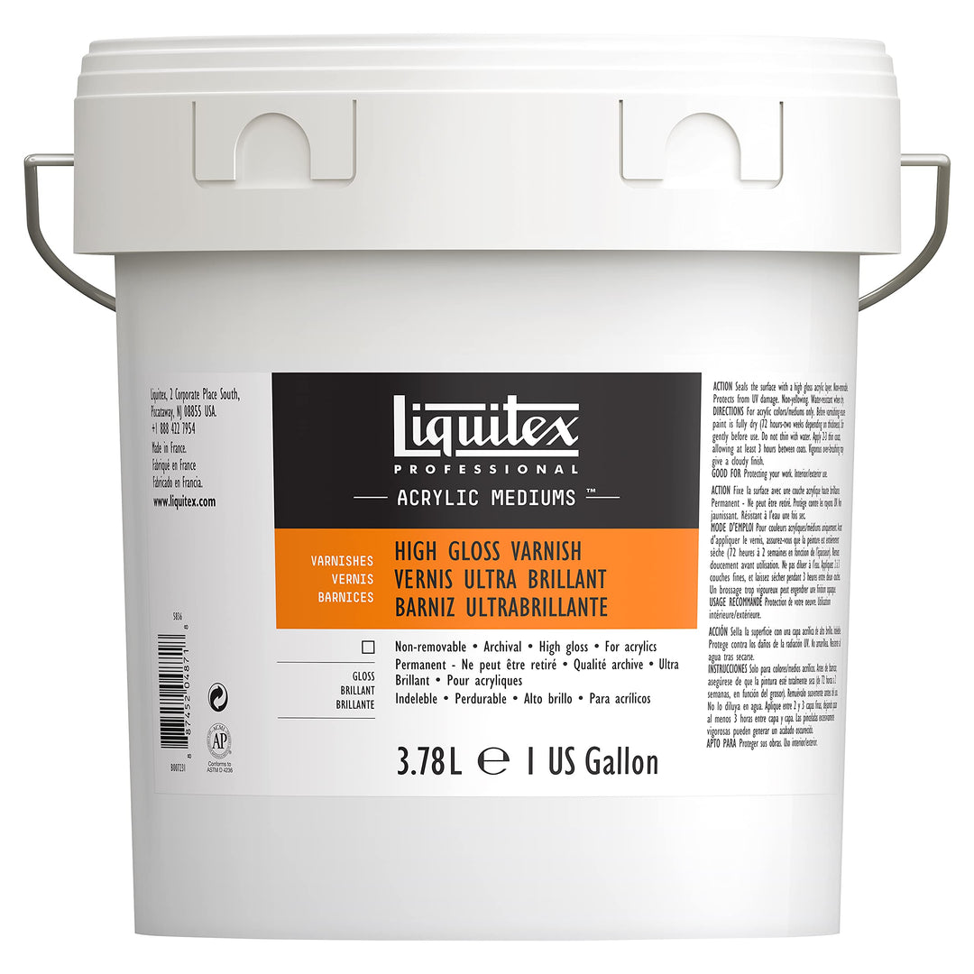 Liquitex 5836 Professional hochglänzender Firnis für Acrylfarben, hochelastisch, universell einsetzb