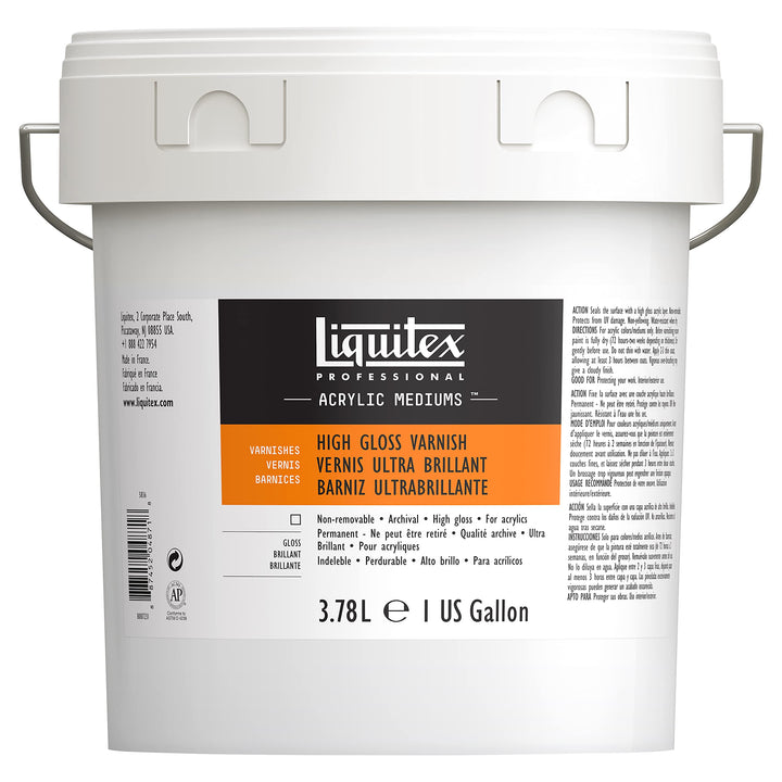 Liquitex 5836 Professional hochglänzender Firnis für Acrylfarben, hochelastisch, universell einsetzb