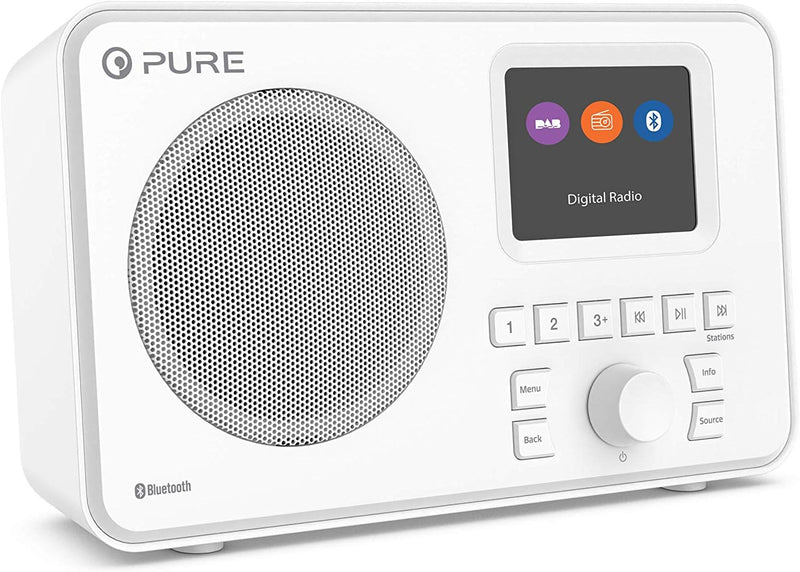 Pure Elan One tragbares DAB+ Radio mit Bluetooth 5.0 (DAB/DAB+ und UKW Radio, 2,4" TFT Display, 20 S