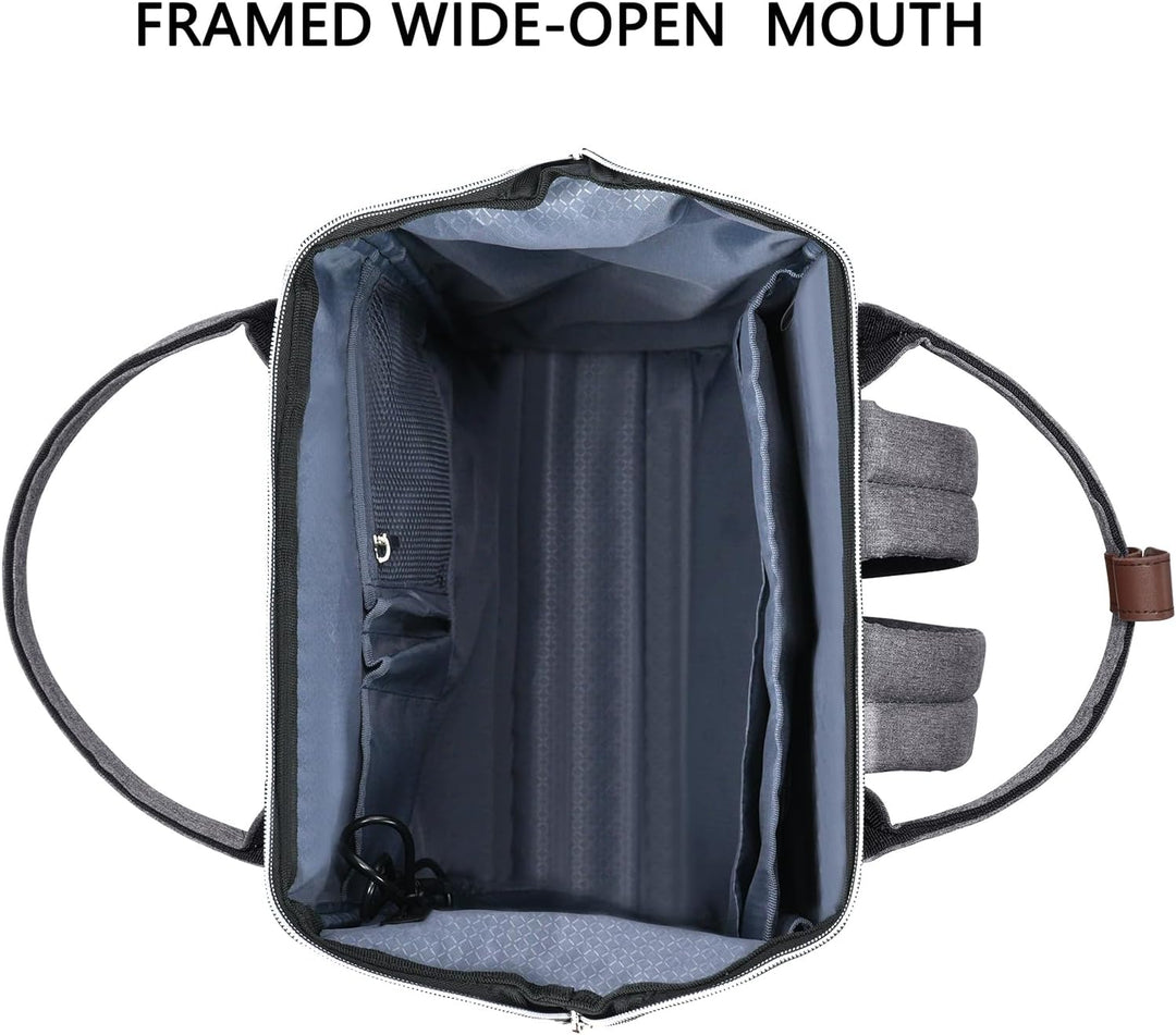 KROSER ROSER Rucksack Damen für Schule Laptop Rucksack 15,6 Zoll Schulrucksack Daypack wasserdichte