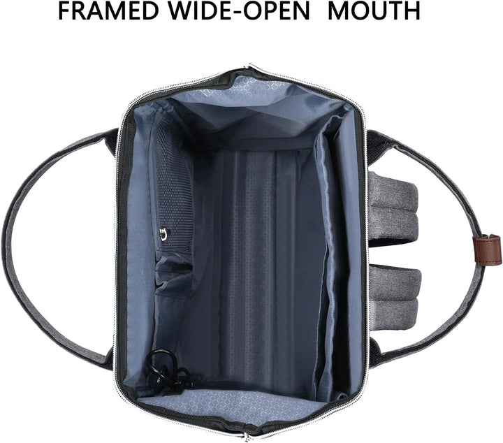 KROSER ROSER Rucksack Damen für Schule Laptop Rucksack 15,6 Zoll Schulrucksack Daypack wasserdichte