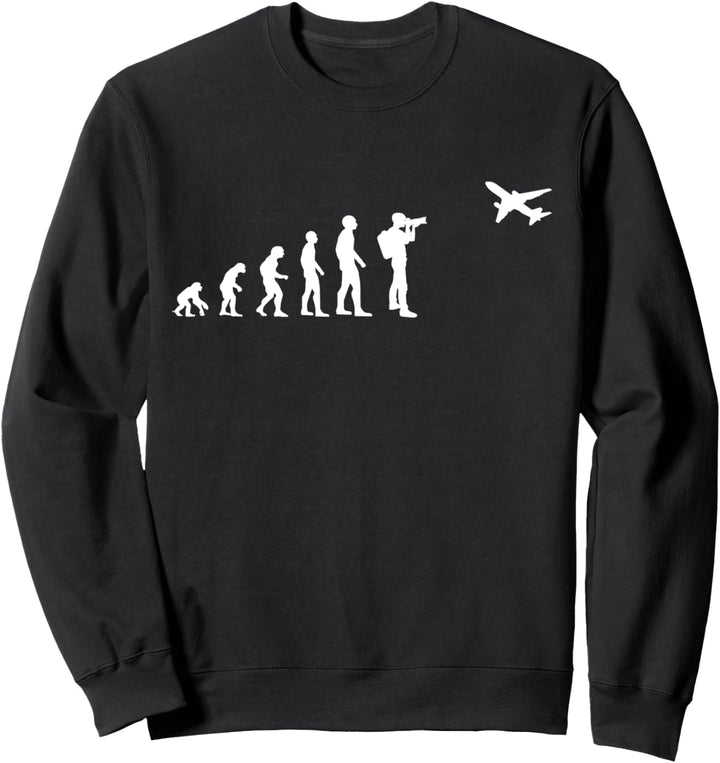 Planespotter Design Planespotting Flugzeug Fotograf Flieger Sweatshirt