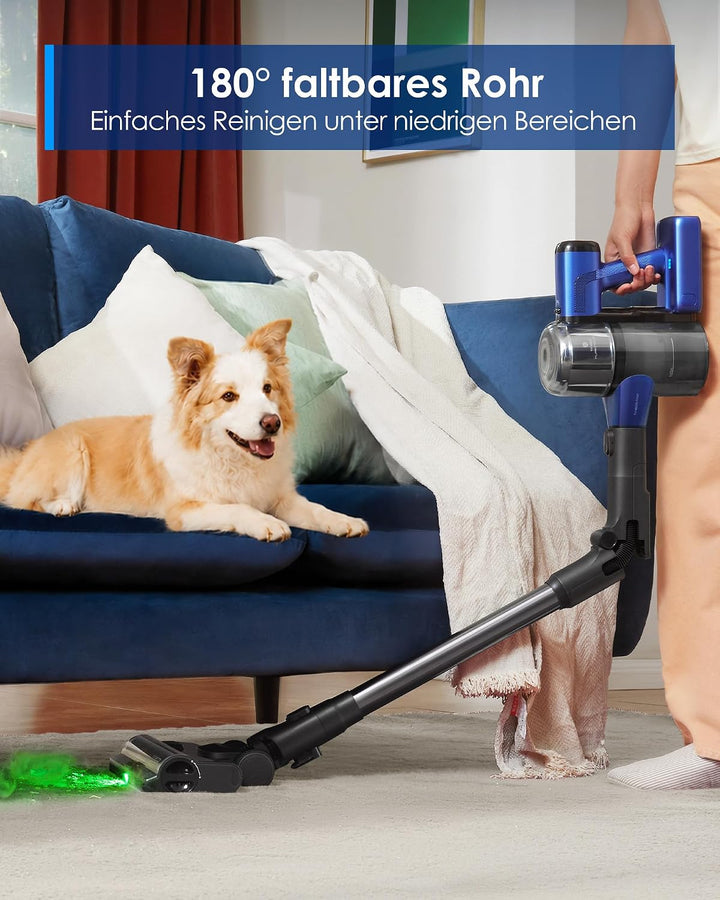 Tineco Pure ONE S50 Pro Akku Staubsauger, 200AW Starke Saugleistung, iLoop Sense, Faltbarer Rohr, bi