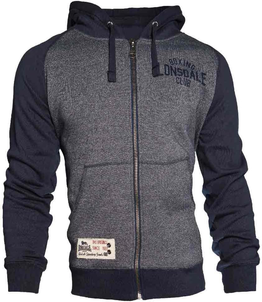 Lonsdale Herren Slough Kapuzensweatjacke 3XL Navy, 3XL Navy