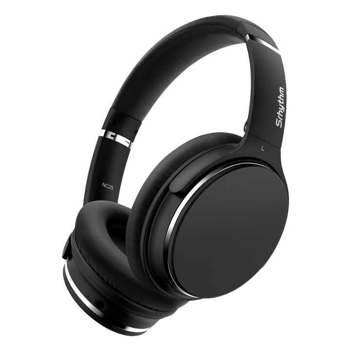 Noise Cancelling Kopfhörer Leichte,Srhythm NC25 Over Ear ANC Kopfhoerer Bluetooth Kabellos Faltbar m