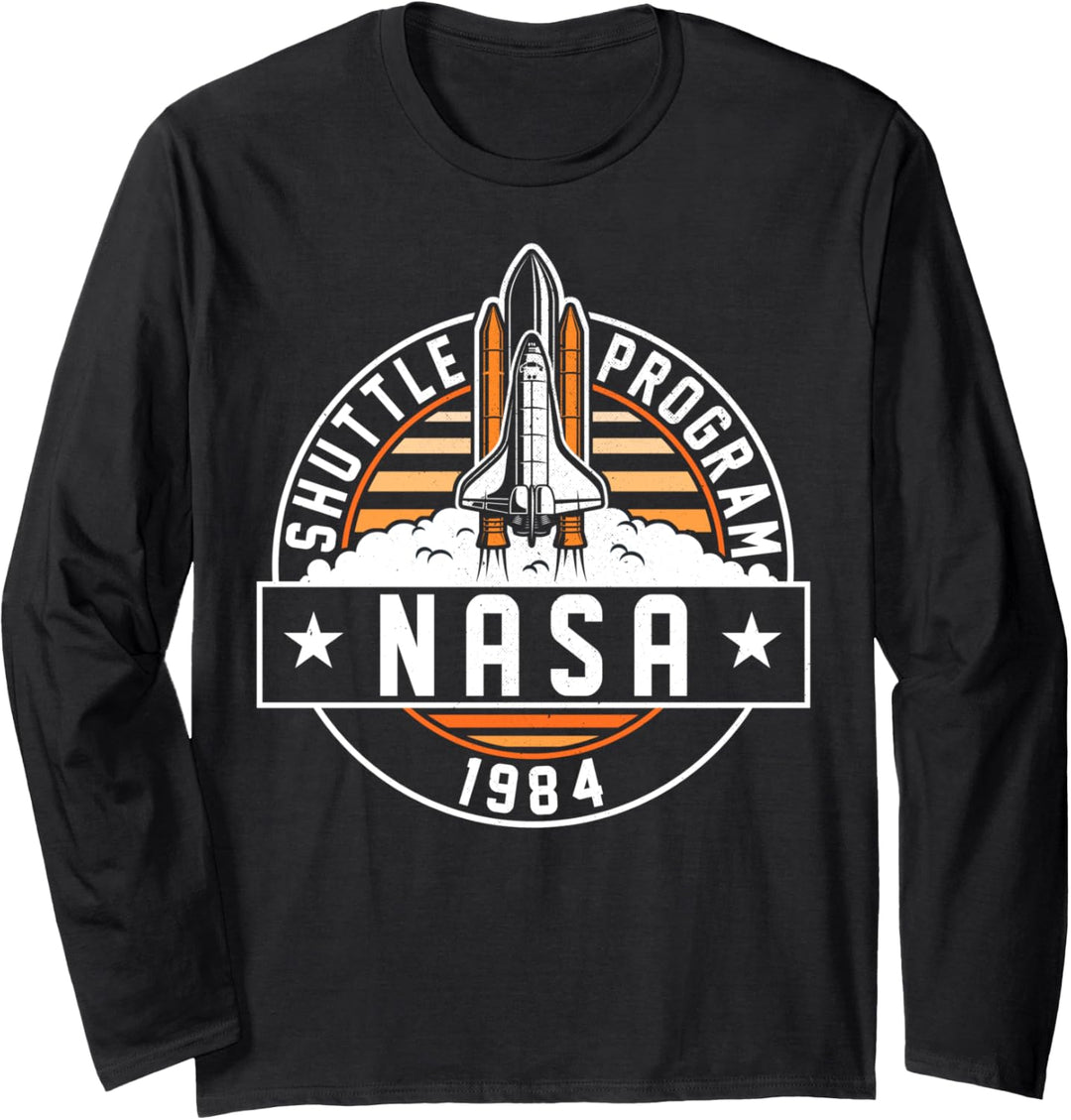 NASA Space Shuttle Program Circle Patch Langarmshirt
