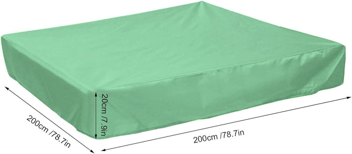 Planenabdeckung, Sandkastenabdeckung, quadratische Poolabdeckung für Kinder, Sandkasten, wasserdicht
