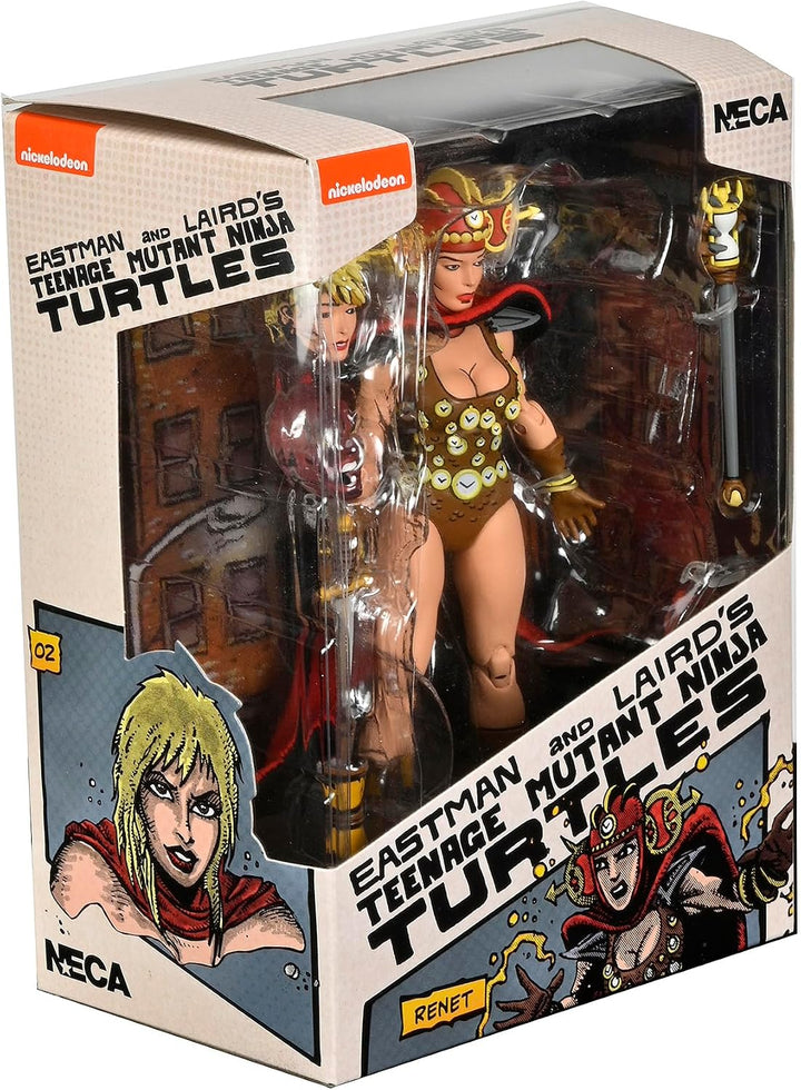 NECA 83832 TMNT Mirage Comics RENET AF statuen, bunt
