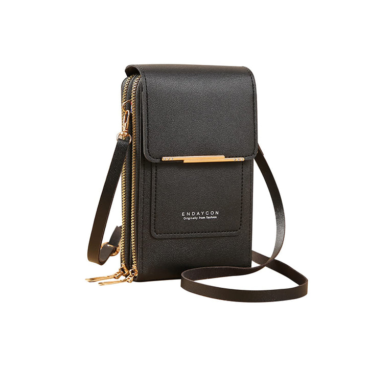 PORRASSO Handy Umhängetasche Touchscreen Crossbody Kleine Handytasche Mädchen Schultertasche PU Wass