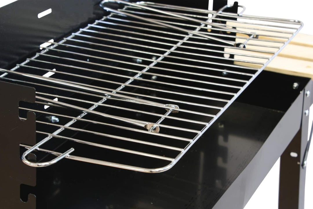 Unbekannt Grillwagen KYNAST Deluxe eckig auf Rollen schwarz